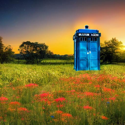 blue tardis